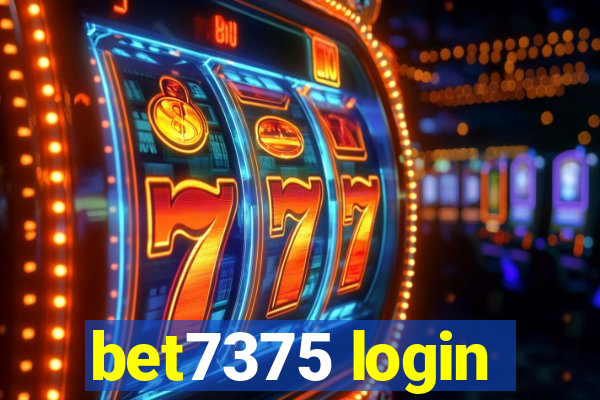 bet7375 login